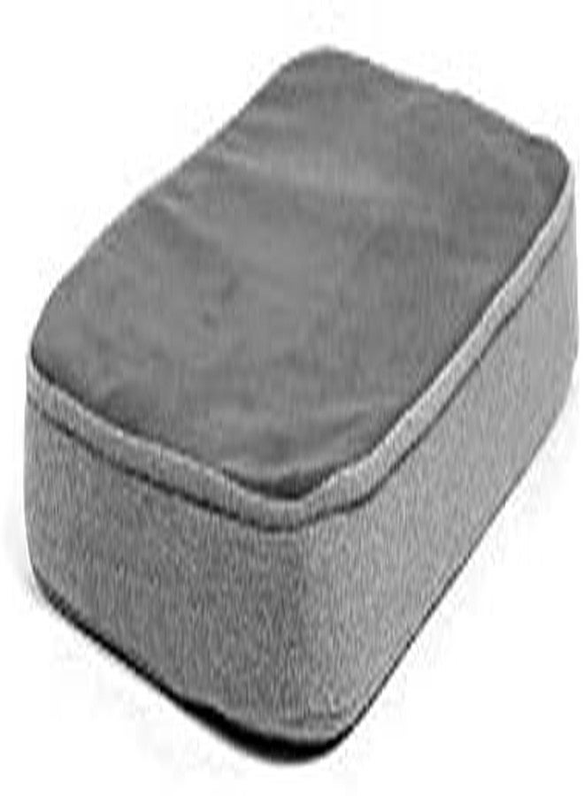 Fluffy's Snooz Dog Bed - Foam Pet Crate Pad for Puppies (Grey, Large) - Image 1